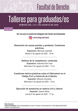 Taller online "Defensa de la competencia: conductas"