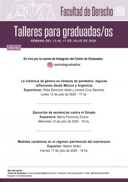 Taller online "Ejecución de sentencias contra el Estado"
