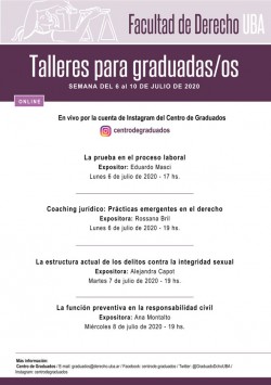 Taller online "<i>Coaching</i> jurídico: Prácticas emergentes en el derecho"