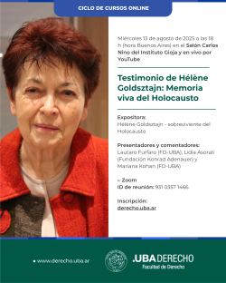 Testimonio de Hélène Goldsztajn: Memoria viva del Holocausto