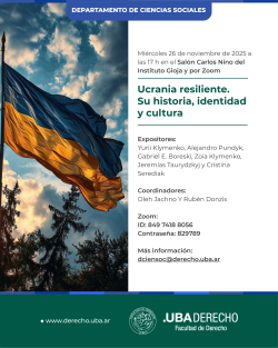 Ucrania resiliente. Su historia, identidad y cultura