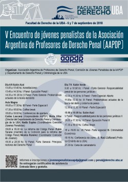 V Encuentro de jóvenes penalistas de la AAPDP