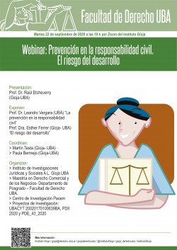 Webinar: Prevención en la responsabilidad civil. El riesgo del desarrollo