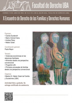 X Encuentro de Derecho de las Familias y Derechos Humanos