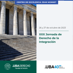 XXX Jornada de Derecho de la Integración