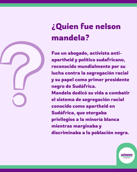 18 de julio - Día Internacional de Nelson Mandela