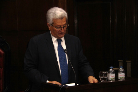 Acto de Investidura como Doctor Honoris Causa de la UBA del profesor Gabriel Casado Ollero