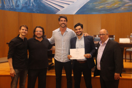 Entrega de diplomas a integrantes de los equipos del Torneo Interfacultades 2024