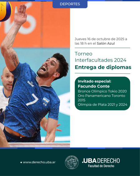 Entrega de diplomas  - Torneo Interfacultades 2024