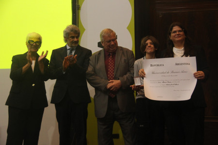 Los protagonistas del juicio a las Juntas recibieron el título de Doctor Honoris Causa de la UBA
