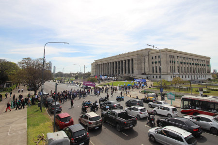 Masiva movilización por la Ley de Financiamiento Universitario