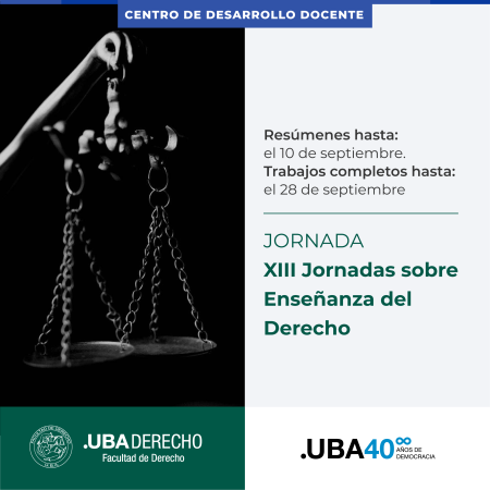 XIII Jornadas sobre Enseñanza del Derecho