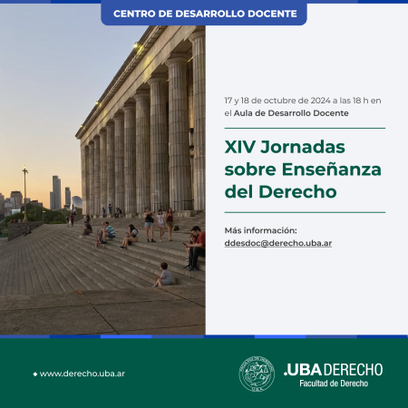 XIV Jornadas sobre Enseñanza del Derecho
