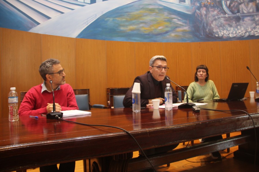 Damián Azrak, Guillermo Ruiz y Jesica Báez