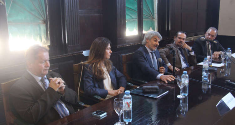 Luca Mezzetti, Claudia Sbdar, Leandro Vergara, Romain Nadal y Alejandro Amaya