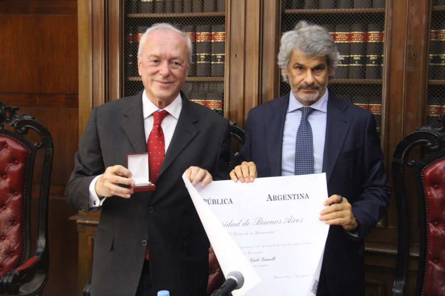 Carlo Luigi Granelli y Leandro Vergara