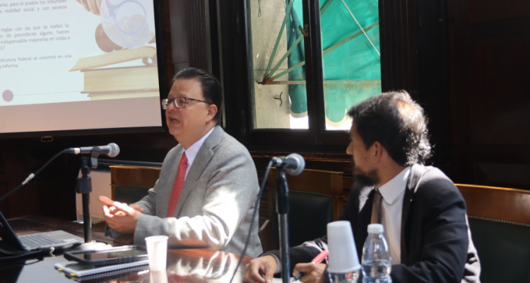 Felipe de la Mata Pizaña y Juan Barile