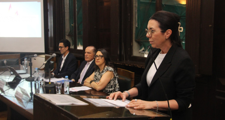 Nicolás Carrera, Eduardo Favier Dubois, Romina Celano y Gabriela Antonelli Michudis