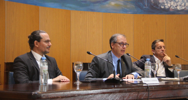 Alejandro J. Catania, Eugenio Sarrabayrouse y Cristian Scoponi