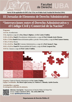Intersecciones entre el Derecho Administrativo y el Código Civil y Comercial de la Nación