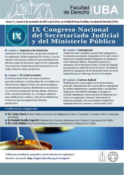 IX Congreso Nacional del Secretariado Judicial y del Ministerio Público