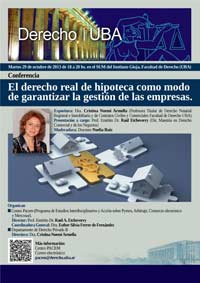 Jornada de An&aacute;lisis y Debate de las Conclusiones de las XXIII Jornadas Nacionales de Derecho Civil